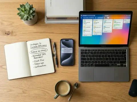 System automatyzacji biznesu - dashboard z analityką i przepływami automatyzacji